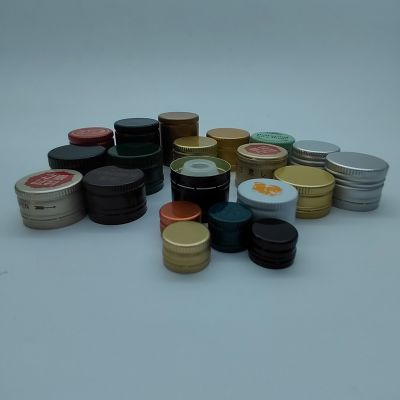 28mm Tamper Evident Aluminum Ropp Caps  